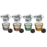 Maxbell Alcohol Furnace Aluminum Alloy Windproof Portable for Travel BBQ Backpacking Gray