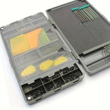 Maxbell Rig Box PVC Carp Rig Storage Box Fishing Tackle Bait Box Fishing Tackle Case