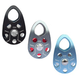 Maxbell 22kN Side Plate Single Fixed Pulley for Engineering Simple Assembly Portable Black