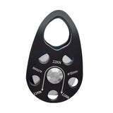 Maxbell 22kN Side Plate Single Fixed Pulley for Engineering Simple Assembly Portable Black