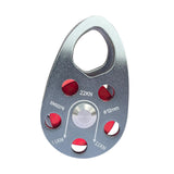 Maxbell 22kN Side Plate Single Fixed Pulley for Engineering Simple Assembly Portable Grey