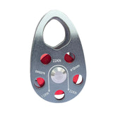 Maxbell 22kN Side Plate Single Fixed Pulley for Engineering Simple Assembly Portable Grey