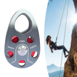 Maxbell 22kN Side Plate Single Fixed Pulley for Engineering Simple Assembly Portable Grey