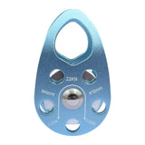 Maxbell 22kN Side Plate Single Fixed Pulley for Engineering Simple Assembly Portable Blue
