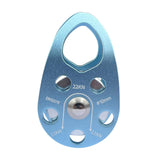Maxbell 22kN Side Plate Single Fixed Pulley for Engineering Simple Assembly Portable Blue