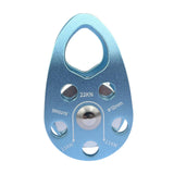 Maxbell 22kN Side Plate Single Fixed Pulley for Engineering Simple Assembly Portable Blue