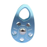 Maxbell 22kN Side Plate Single Fixed Pulley for Engineering Simple Assembly Portable Blue
