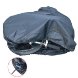 Maxbell Folding Bike Cover Dustproof Bottom Drawstring for Garage Indoor Living Room 90x90cm for 20to22in