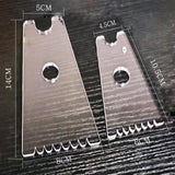 Maxbell Bicycle Clear Acrylic Support Stable Clear Compact Lightweight Bicycle Stand Large