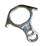 Maxbell 40kN 8 Shape Descender Rappelling Gear for Training Accessory Aluminum Alloy Silvery