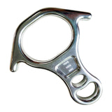 Maxbell 40kN 8 Shape Descender Rappelling Gear for Training Accessory Aluminum Alloy Silvery