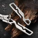 Maxbell Outdoor Multitool Compact Bottle Opener for Backpacking Men Home Improvement Sandblasting