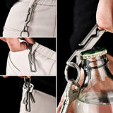 Maxbell Outdoor Multitool Compact Bottle Opener for Backpacking Men Home Improvement Stone Washing