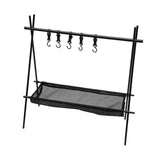Maxbell Camping Hanging Rack Professional Storage Rack for Outdoor Picnics Gardening S