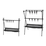 Maxbell Camping Hanging Rack Professional Storage Rack for Outdoor Picnics Gardening S