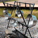 Maxbell Camping Hanging Rack Professional Storage Rack for Outdoor Picnics Gardening L