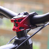Maxbell Mountain Bike Stem Part 0 Degree Replacement for Downhill Road Bike Mountain Black Red