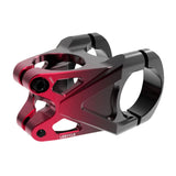 Maxbell Mountain Bike Stem Part 0 Degree Replacement for Downhill Road Bike Mountain Black Red