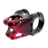 Maxbell Mountain Bike Stem Part 0 Degree Replacement for Downhill Road Bike Mountain Black Red