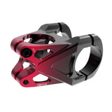Maxbell Mountain Bike Stem Part 0 Degree Replacement for Downhill Road Bike Mountain Black Red