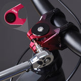 Maxbell Mountain Bike Stem Part 0 Degree Replacement for Downhill Road Bike Mountain Black Red