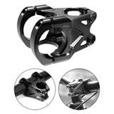 Maxbell Mountain Bike Stem Part 0 Degree Replacement for Downhill Road Bike Mountain Black