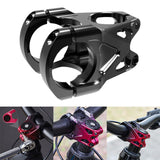 Maxbell Mountain Bike Stem Part 0 Degree Replacement for Downhill Road Bike Mountain Black