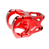 Maxbell Mountain Bike Stem Part 0 Degree Replacement for Downhill Road Bike Mountain Red