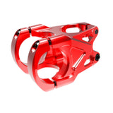 Maxbell Mountain Bike Stem Part 0 Degree Replacement for Downhill Road Bike Mountain Red