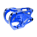 Maxbell Mountain Bike Stem Part 0 Degree Replacement for Downhill Road Bike Mountain Blue