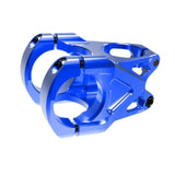 Maxbell Mountain Bike Stem Part 0 Degree Replacement for Downhill Road Bike Mountain Blue