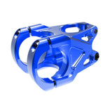 Maxbell Mountain Bike Stem Part 0 Degree Replacement for Downhill Road Bike Mountain Blue