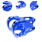 Maxbell Mountain Bike Stem Part 0 Degree Replacement for Downhill Road Bike Mountain Blue