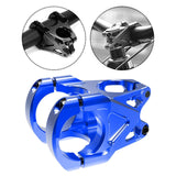 Maxbell Mountain Bike Stem Part 0 Degree Replacement for Downhill Road Bike Mountain Blue