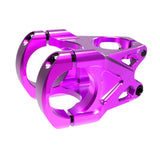 Maxbell Mountain Bike Stem Part 0 Degree Replacement for Downhill Road Bike Mountain Purple