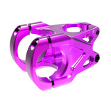 Maxbell Mountain Bike Stem Part 0 Degree Replacement for Downhill Road Bike Mountain Purple