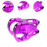 Maxbell Mountain Bike Stem Part 0 Degree Replacement for Downhill Road Bike Mountain Purple