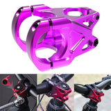 Maxbell Mountain Bike Stem Part 0 Degree Replacement for Downhill Road Bike Mountain Purple