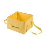 Maxbell Folding Water Bucket Foldable Storage Bucket for Gardening Traveling Fishing Yellow