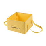Maxbell Folding Water Bucket Foldable Storage Bucket for Gardening Traveling Fishing Yellow