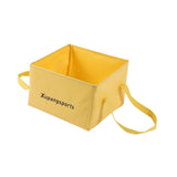 Maxbell Folding Water Bucket Foldable Storage Bucket for Gardening Traveling Fishing Yellow