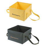 Maxbell Folding Water Bucket Foldable Storage Bucket for Gardening Traveling Fishing Yellow