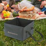 Maxbell Folding Water Bucket Foldable Storage Bucket for Gardening Traveling Fishing Green