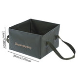 Maxbell Folding Water Bucket Foldable Storage Bucket for Gardening Traveling Fishing Green