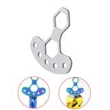 Maxbell Fishing Reel Wrench Fishing Reel Maintenance Tool for M7 M8 Nuts Enthusiasts Silver