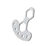 Maxbell Fishing Reel Wrench Fishing Reel Maintenance Tool for M7 M8 Nuts Enthusiasts Silver
