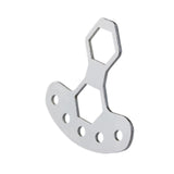 Maxbell Fishing Reel Wrench Fishing Reel Maintenance Tool for M7 M8 Nuts Enthusiasts Silver