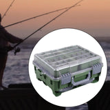 Maxbell Multifunctional Lure Box Waterproof for Outdoor Saltwater Freshwater Camping Green