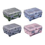 Maxbell Multifunctional Lure Box Waterproof for Outdoor Saltwater Freshwater Camping Green