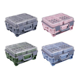 Maxbell Multifunctional Lure Box Waterproof for Outdoor Saltwater Freshwater Camping Green